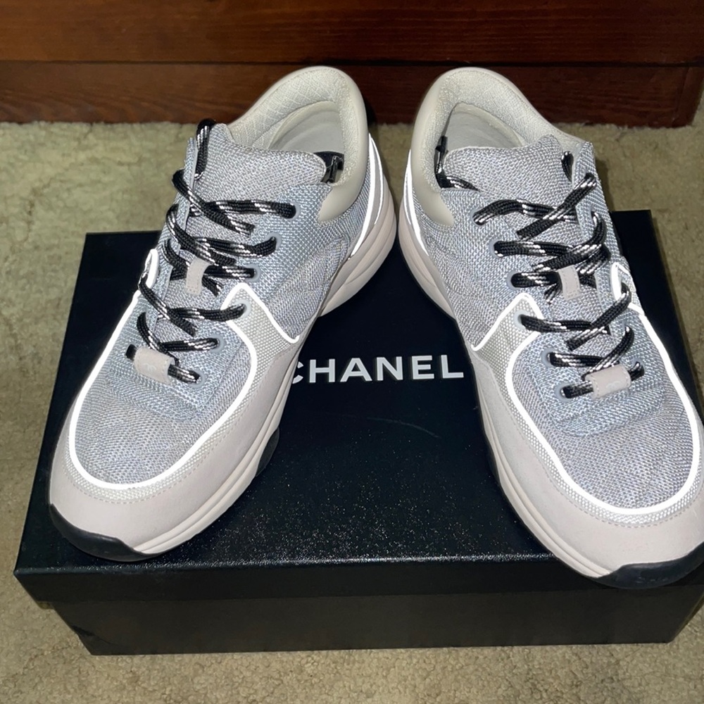 Size 39/9 Women’s Authentic Chanel Trainers Great Condition!